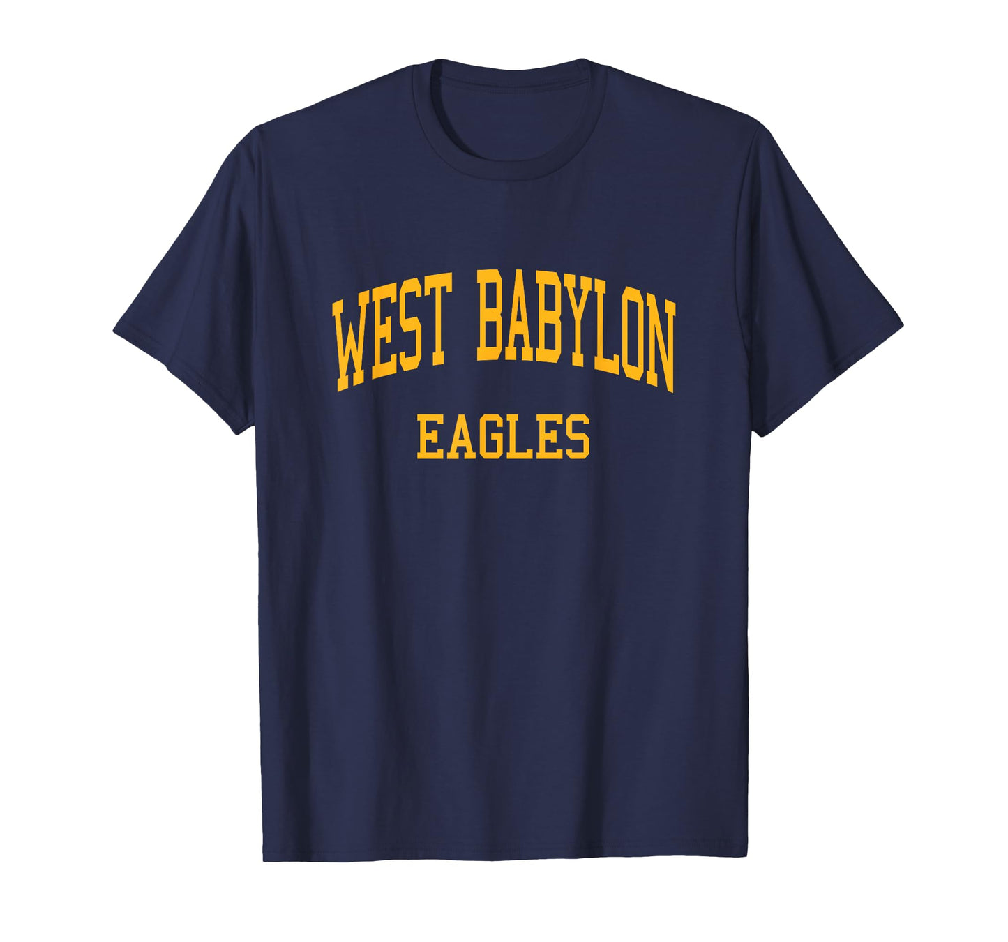 West Babylon High School HS West Babylon NY Retro Sports T-Shirt