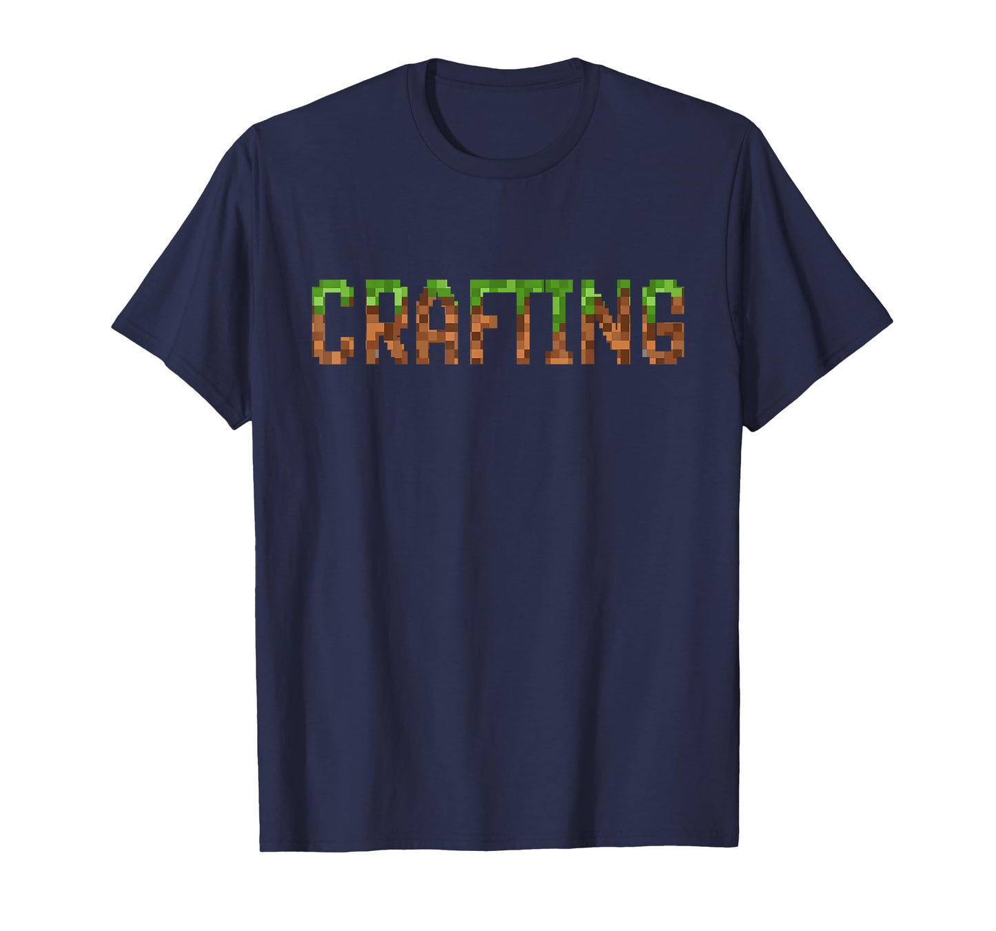 Crafting - retro video game pixel art 8-bit pc gamer kids T-Shirt