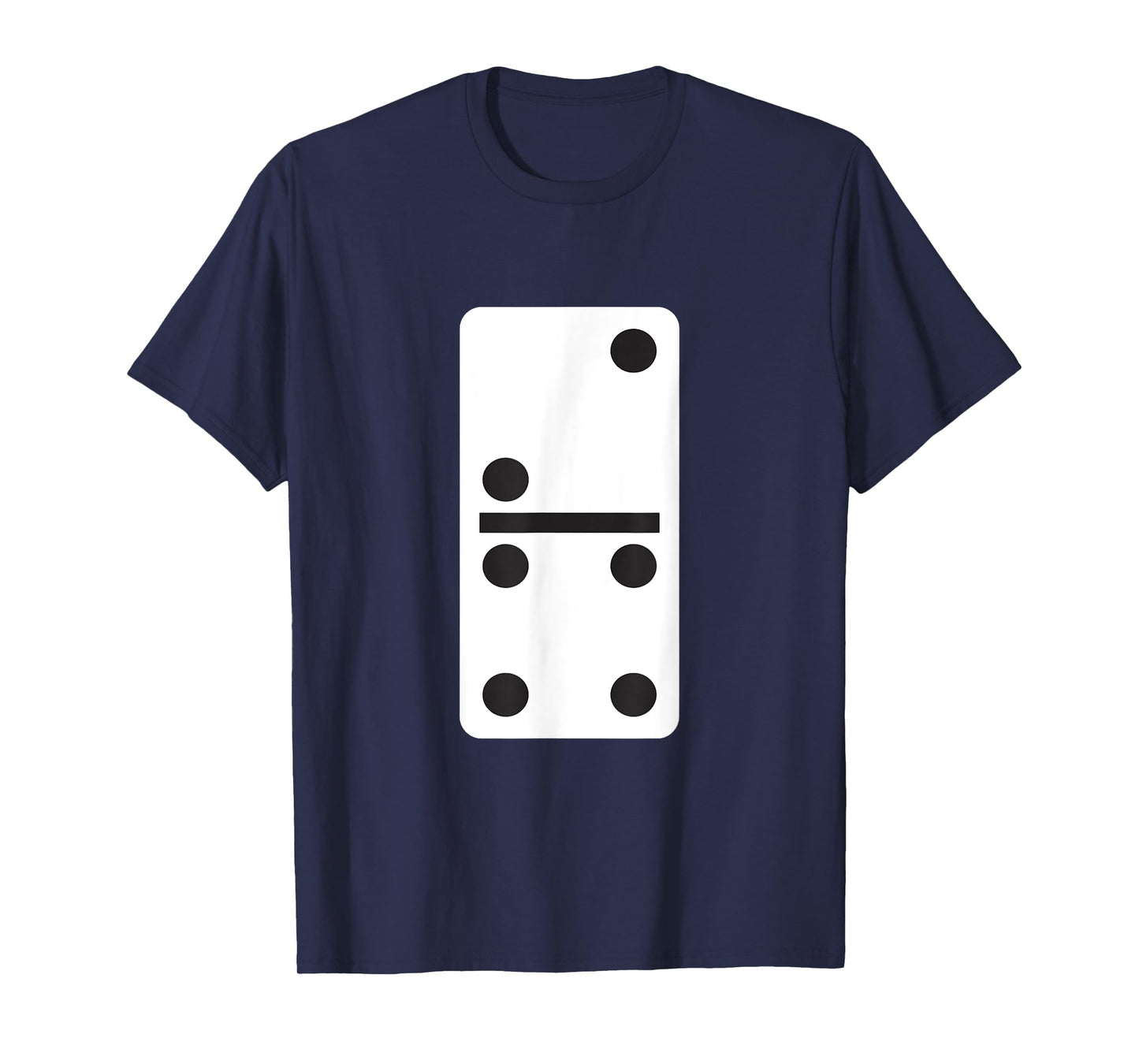 Two Four Dominoes T-Shirt Halloween Costume Domino Game T-Shirt