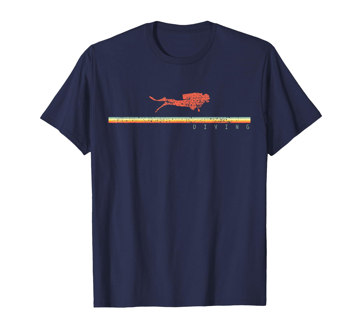 Dive Scubadiver Gift Swim Diving Vintage T-Shirt
