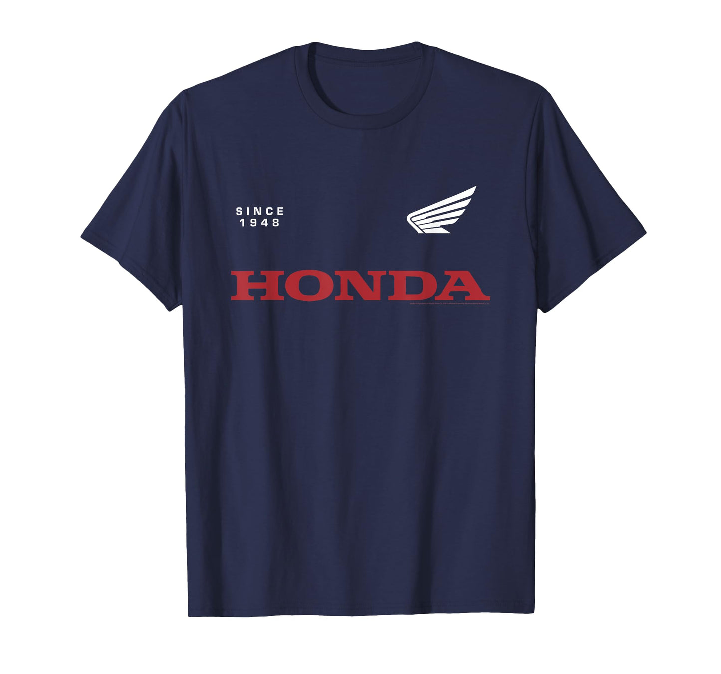 Honda American Motor Co Vintage Since 1948 Faux Patch T-Shirt
