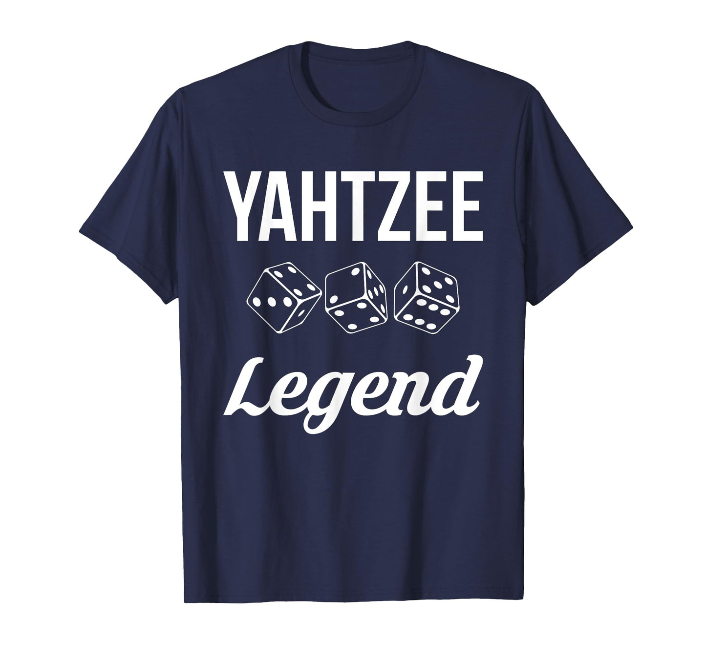 Yahtzee Legend Player Dice Game T-Shirt