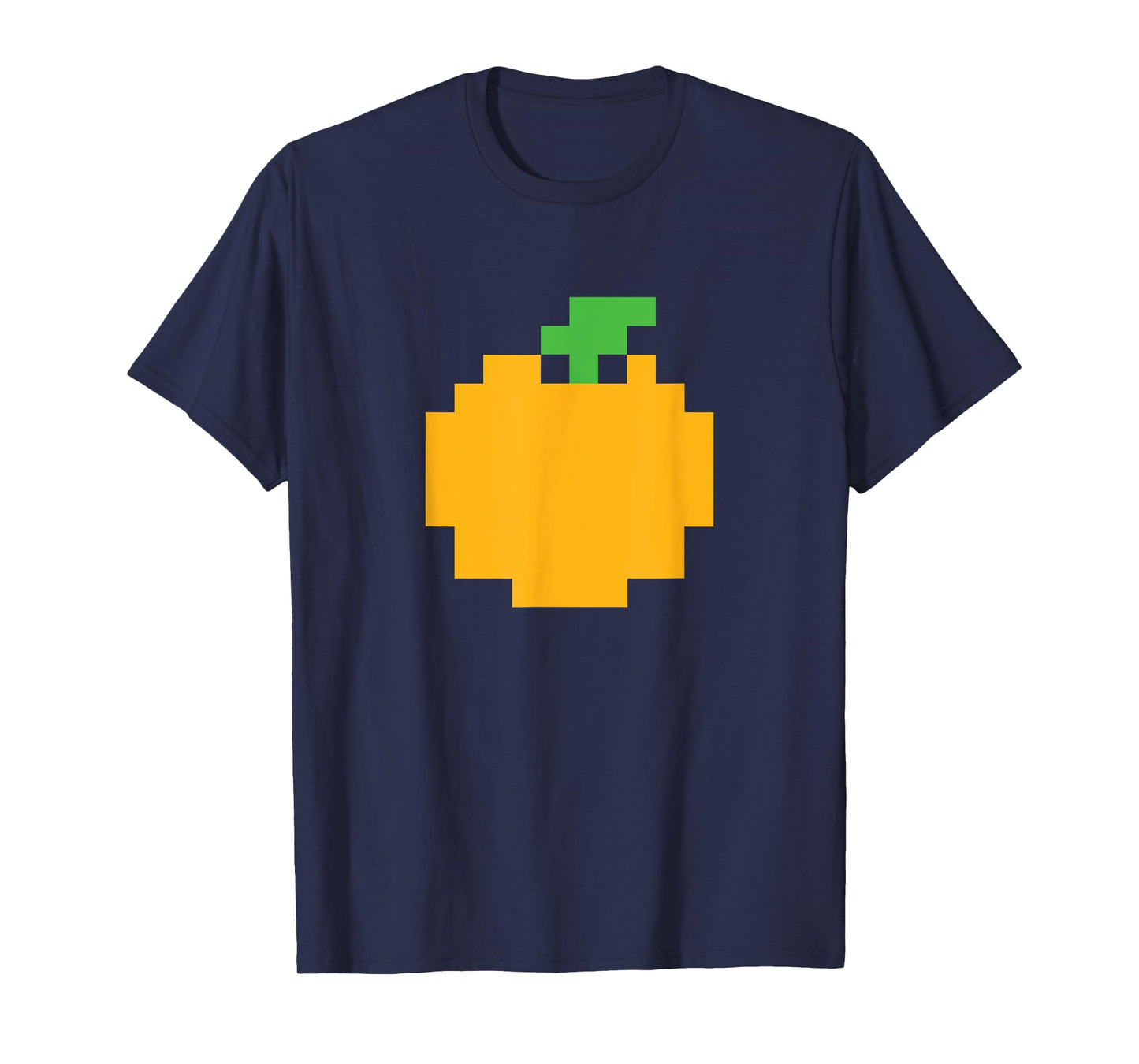Pixel Orange 80s Video Game Halloween Easy Group Costume T-Shirt