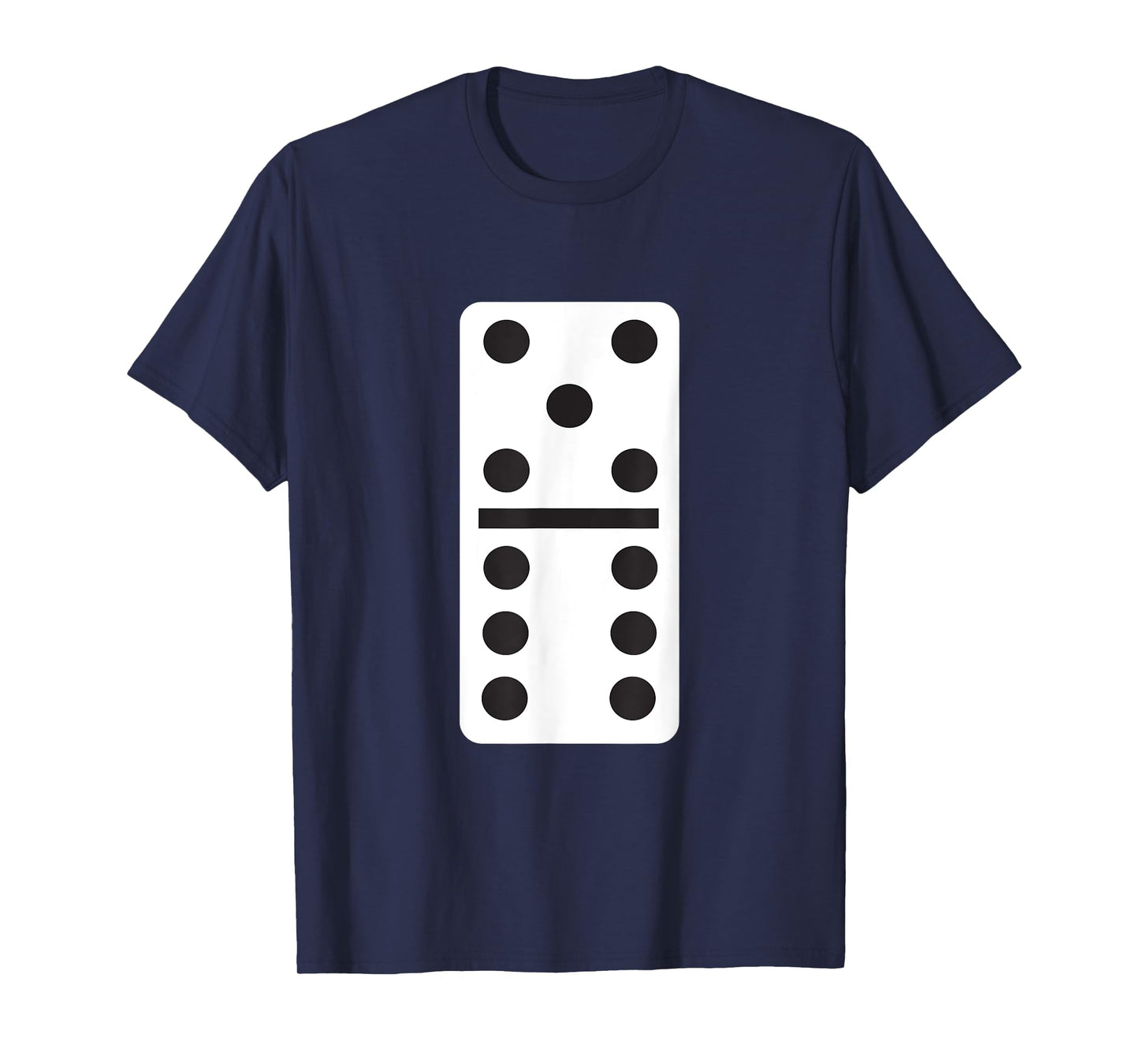 Five Six Dominoes T-Shirt Halloween Costume Domino Game T-Shirt