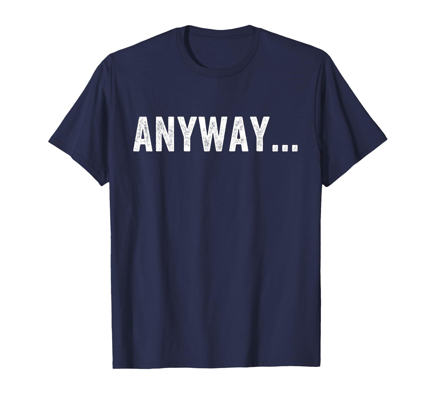 Anyway Unisex-Adults Black Classic Fit Modern Crew Neck Short Sleeve T-Shirt