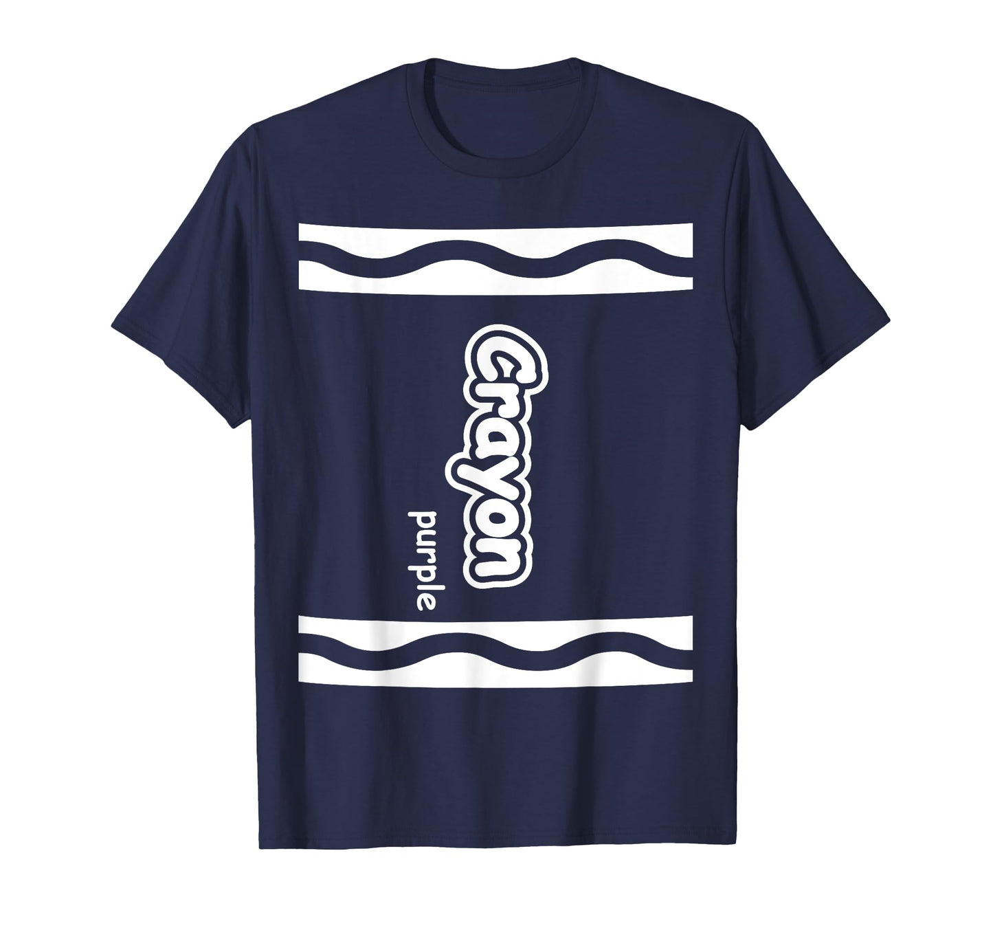 Purple Crayon Easy Halloween Costume Cute T-Shirt (Dark) T-Shirt