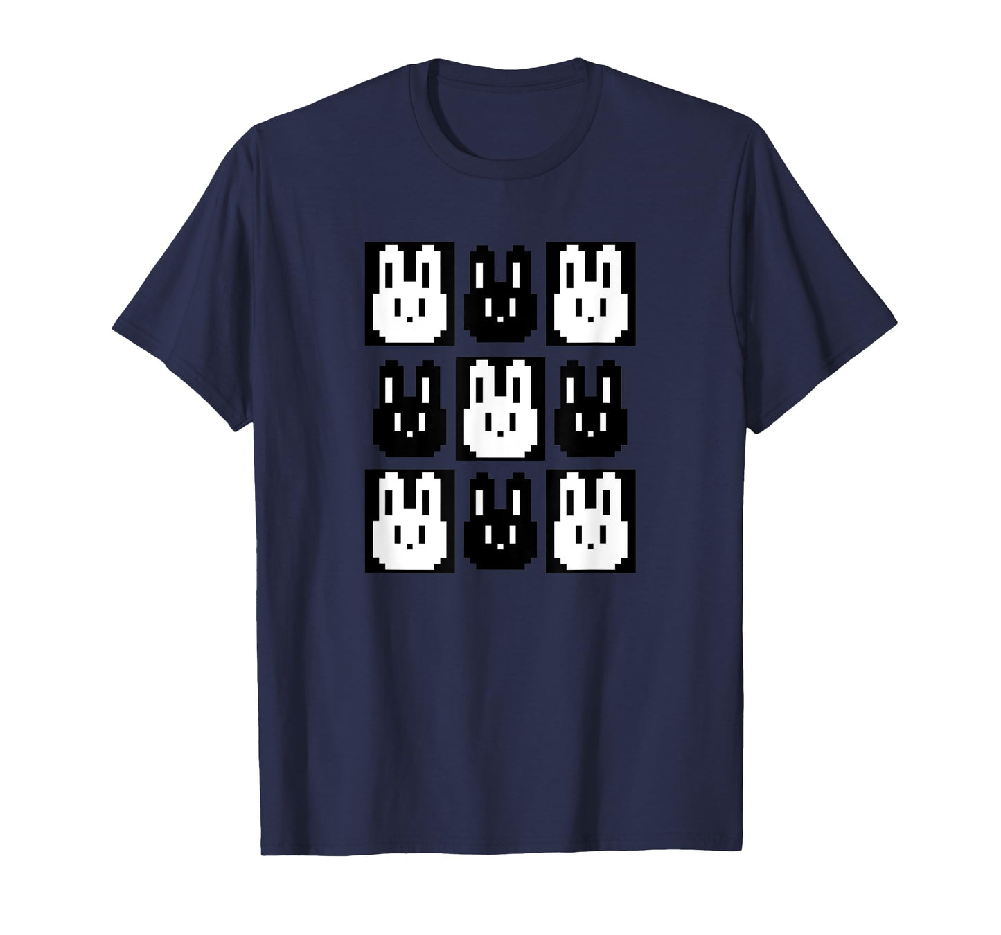 Pixel rabbit retro gaming fun T-Shirt