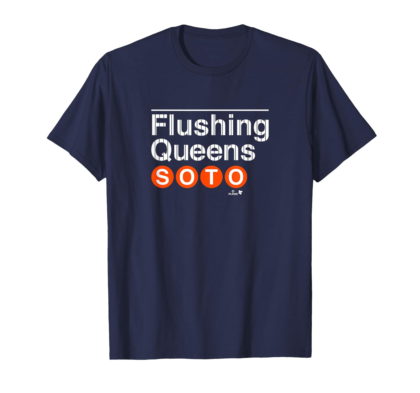 BreakingT Juan Soto - Subway Platform Sign - New York Baseball T-Shirt