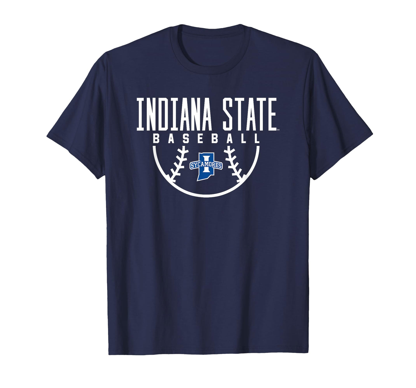 Indiana State University Sycamores Baseball Arch T-Shirt