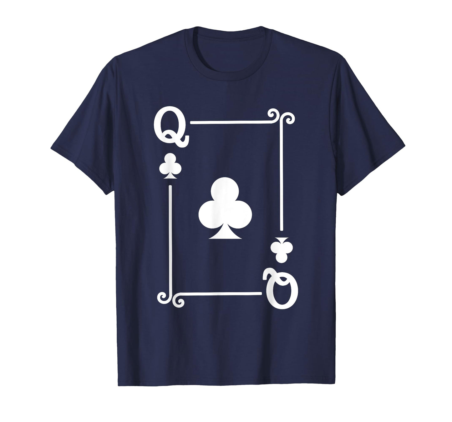 Playing Cards Costume - Queen Clubs Card - Queen Card T-Shirt