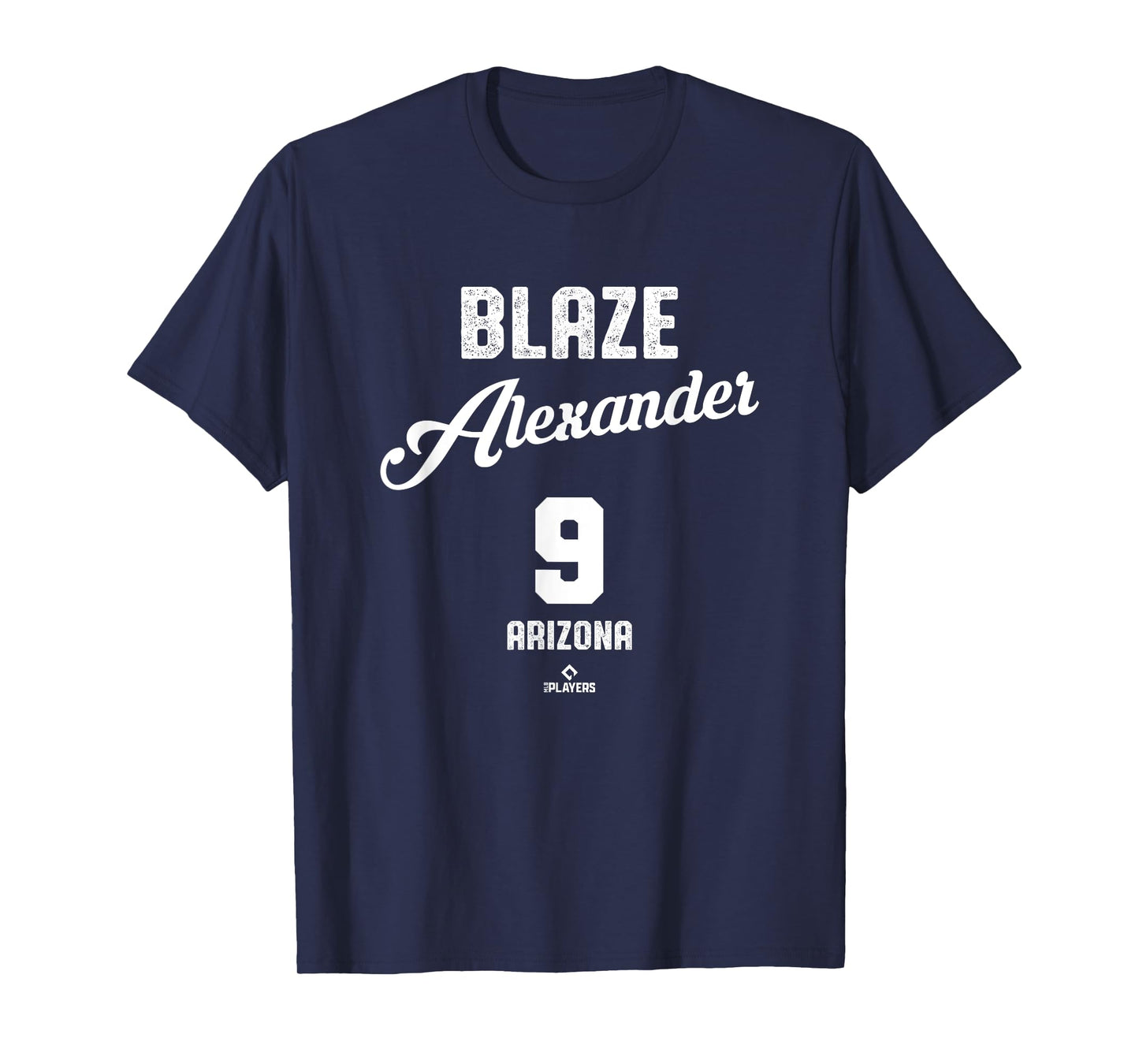 Blaze Alexander 9 Arizona Baseball Vintage MLBPA T-Shirt