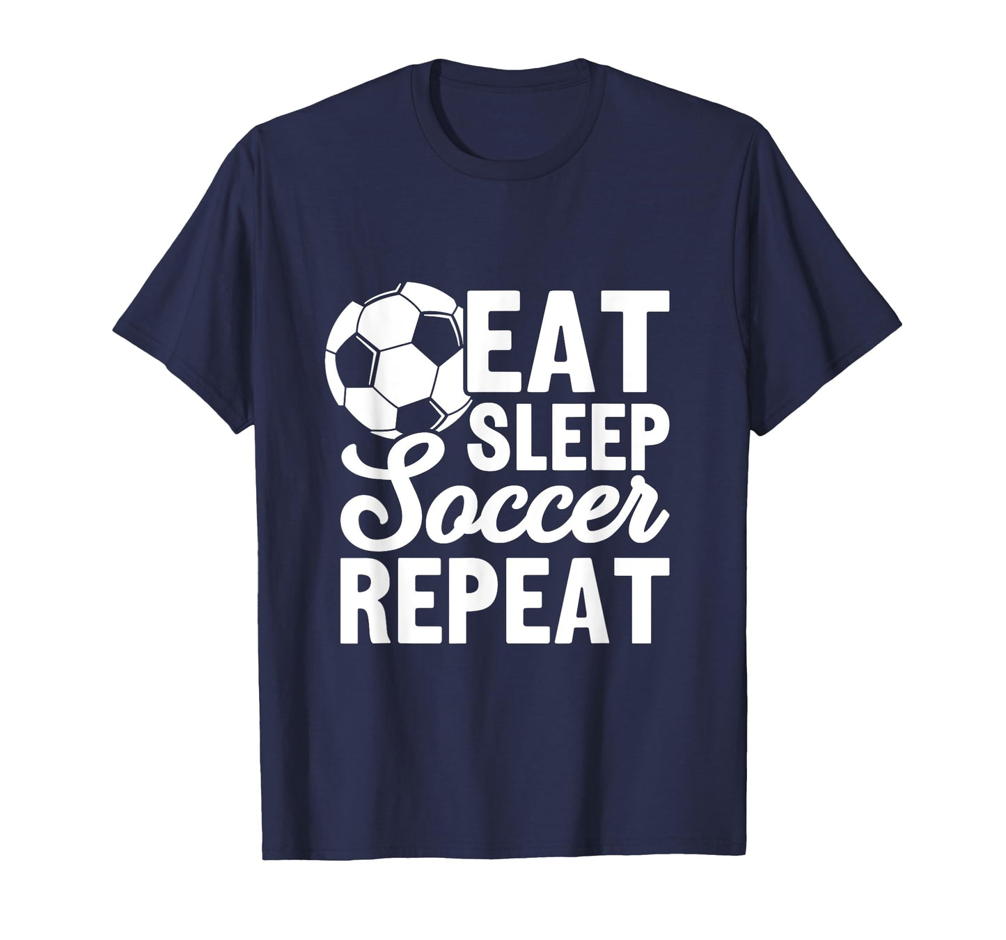 Eat Sleep Soccer Repeat Kids T-Shirt