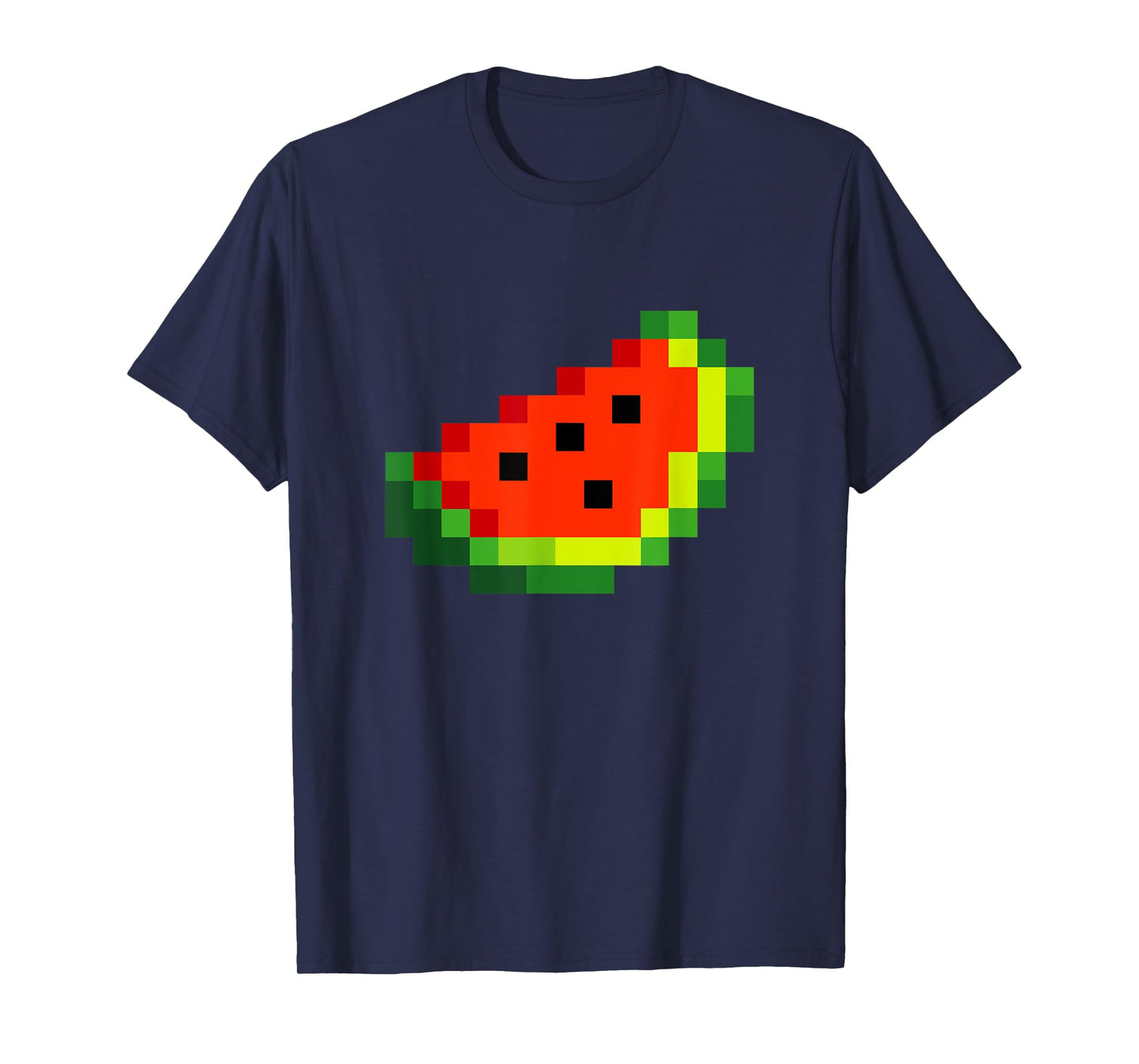 Funny Pixel Watermelon - Retro 8-Bit Arcade Gamer Fruit T-Shirt