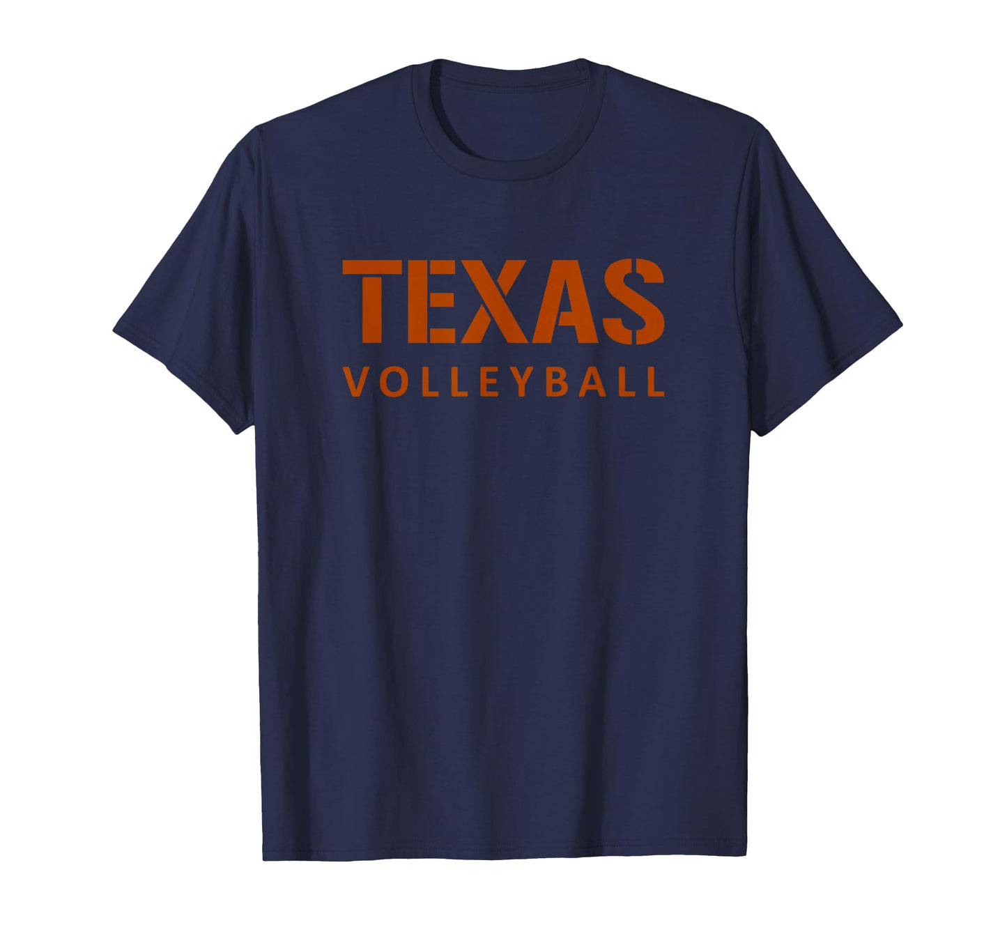 Texas Volleyball Block Style T-Shirt
