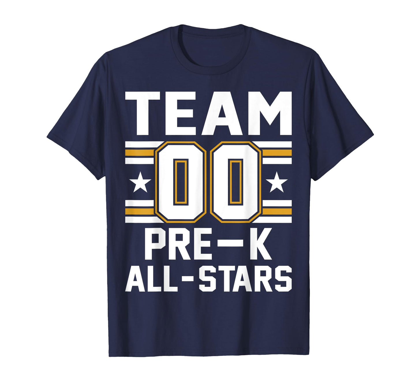 Kids Sports Preschool Team Pre-K All Stars Jersey T-Shirt