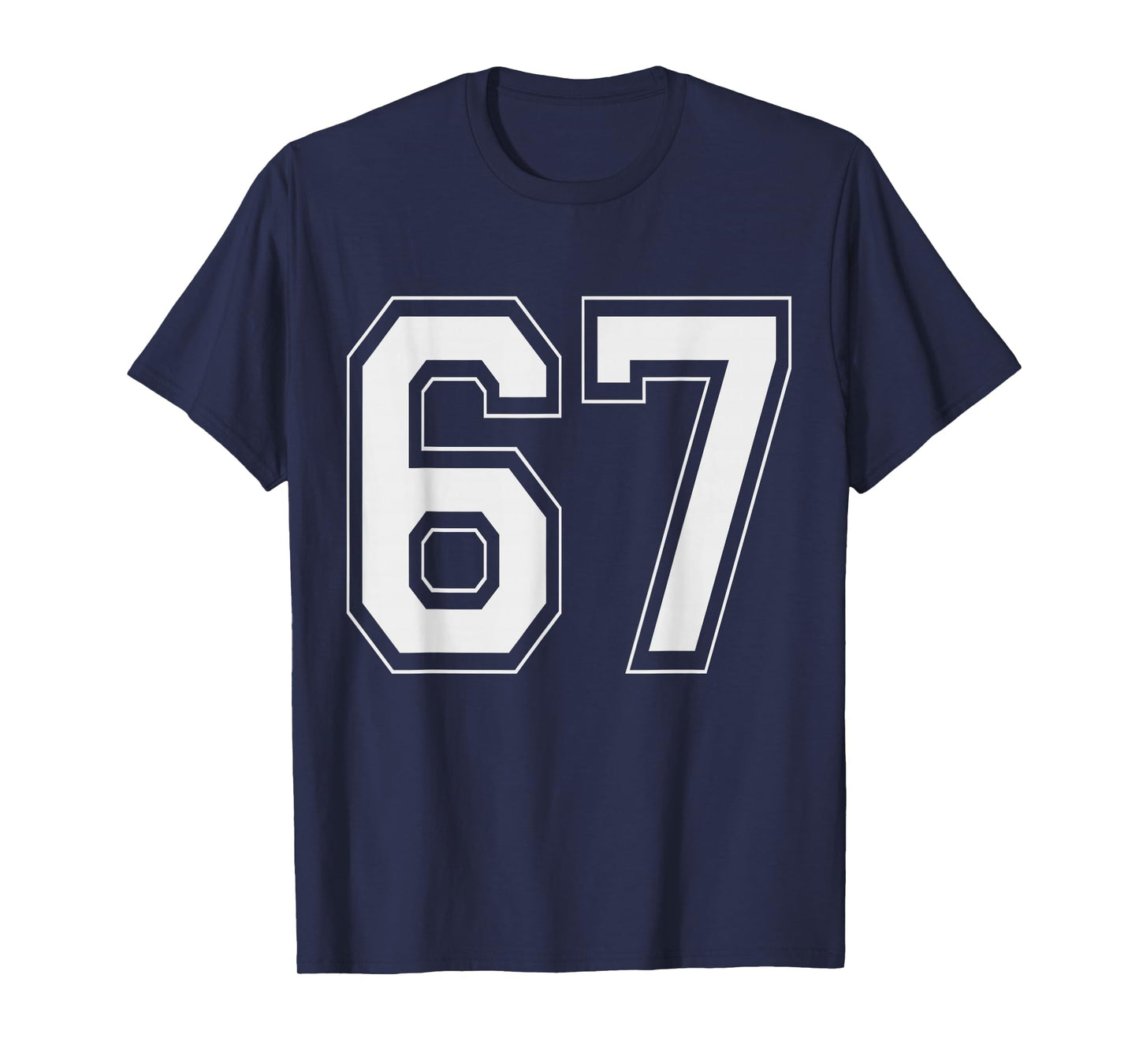 67 Meme Number Six Seven Gen Alpha Slang 6 7 T-Shirt