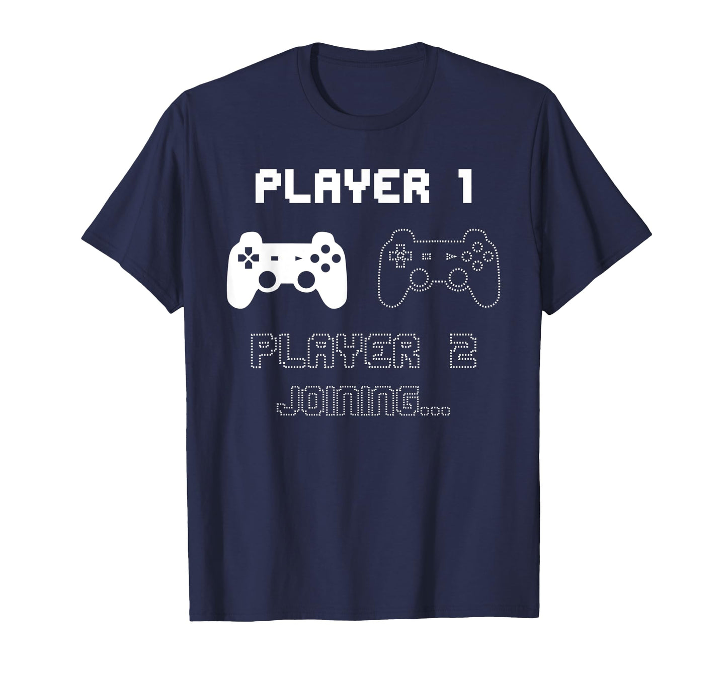 Player 2 Joining Siblings Baby Announcement T-Shirt