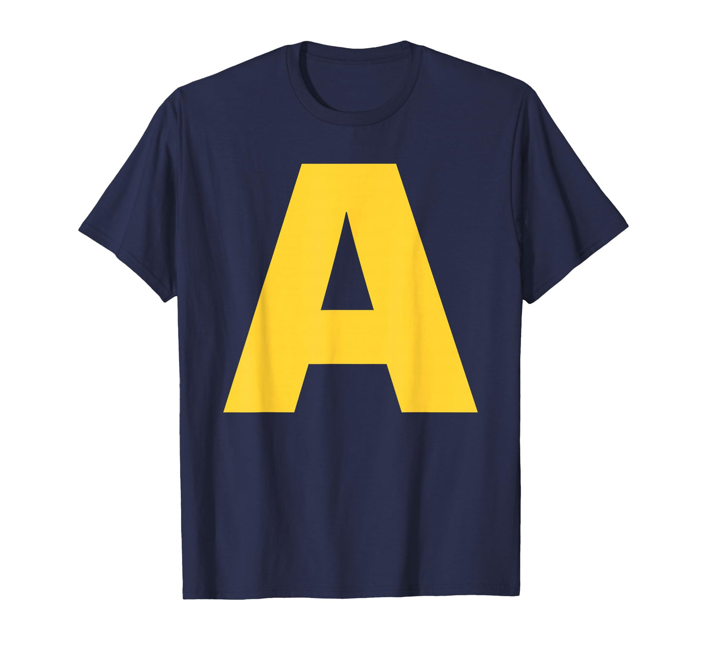 Halloween Letter A Alphabet Matching Costume Men Women Kids T-Shirt