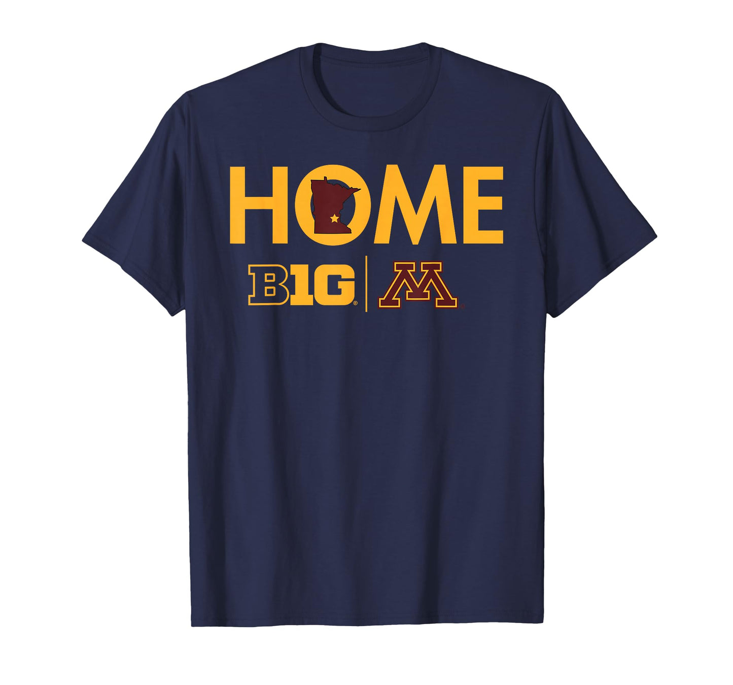 Minnesota Golden Gophers Big 10 Home Logo T-Shirt