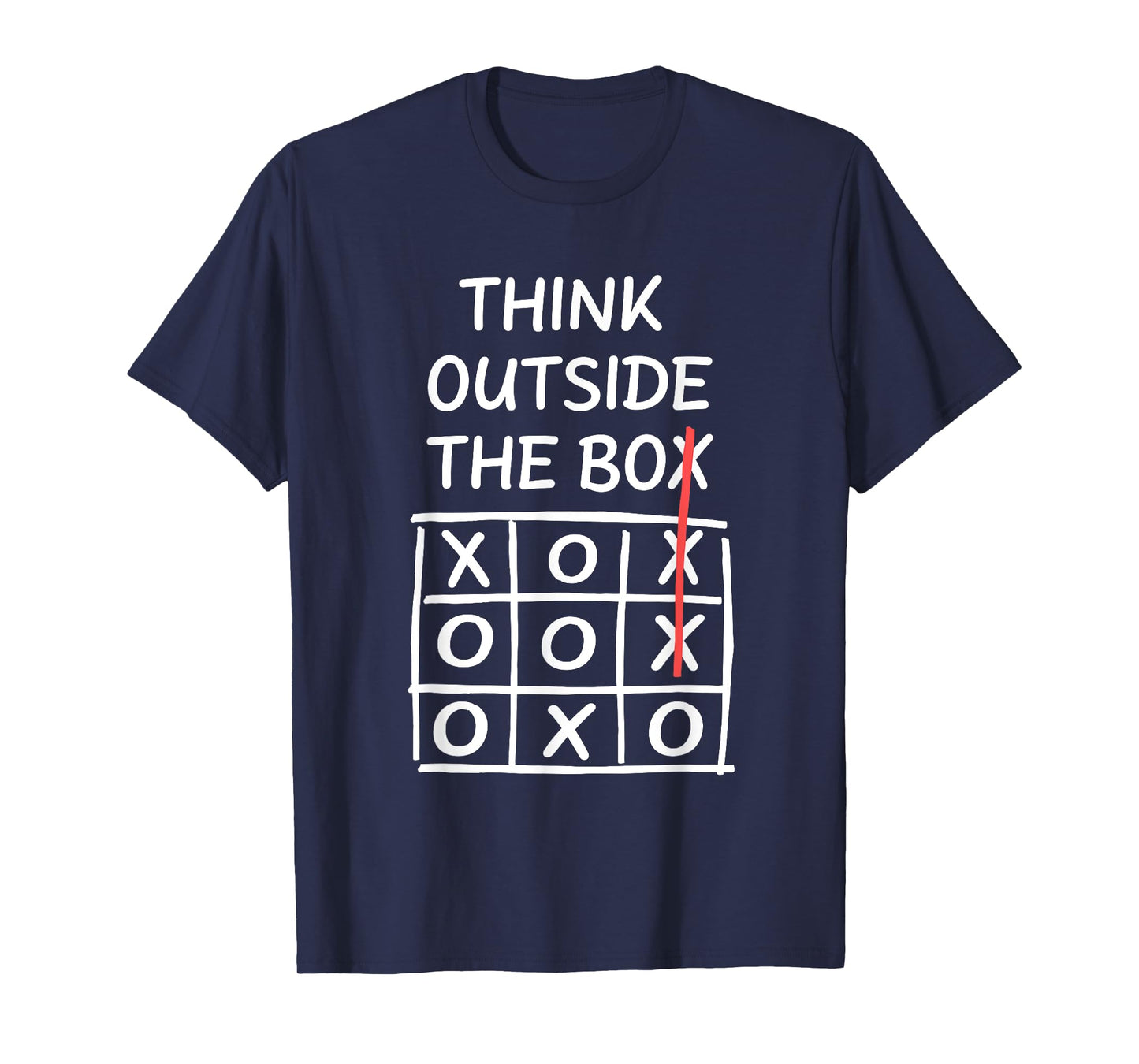 Think Outside the Box - Tik Tak Toe Game T-Shirt