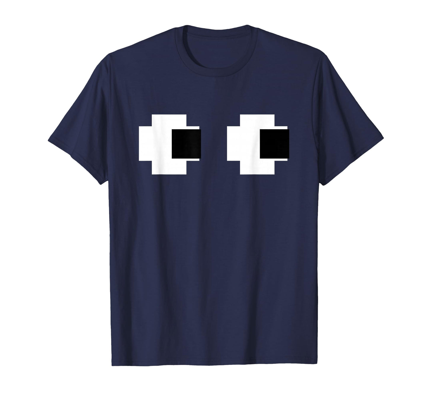 Retro Arcade Video Game Ghost Eyes Halloween Group Costume T-Shirt