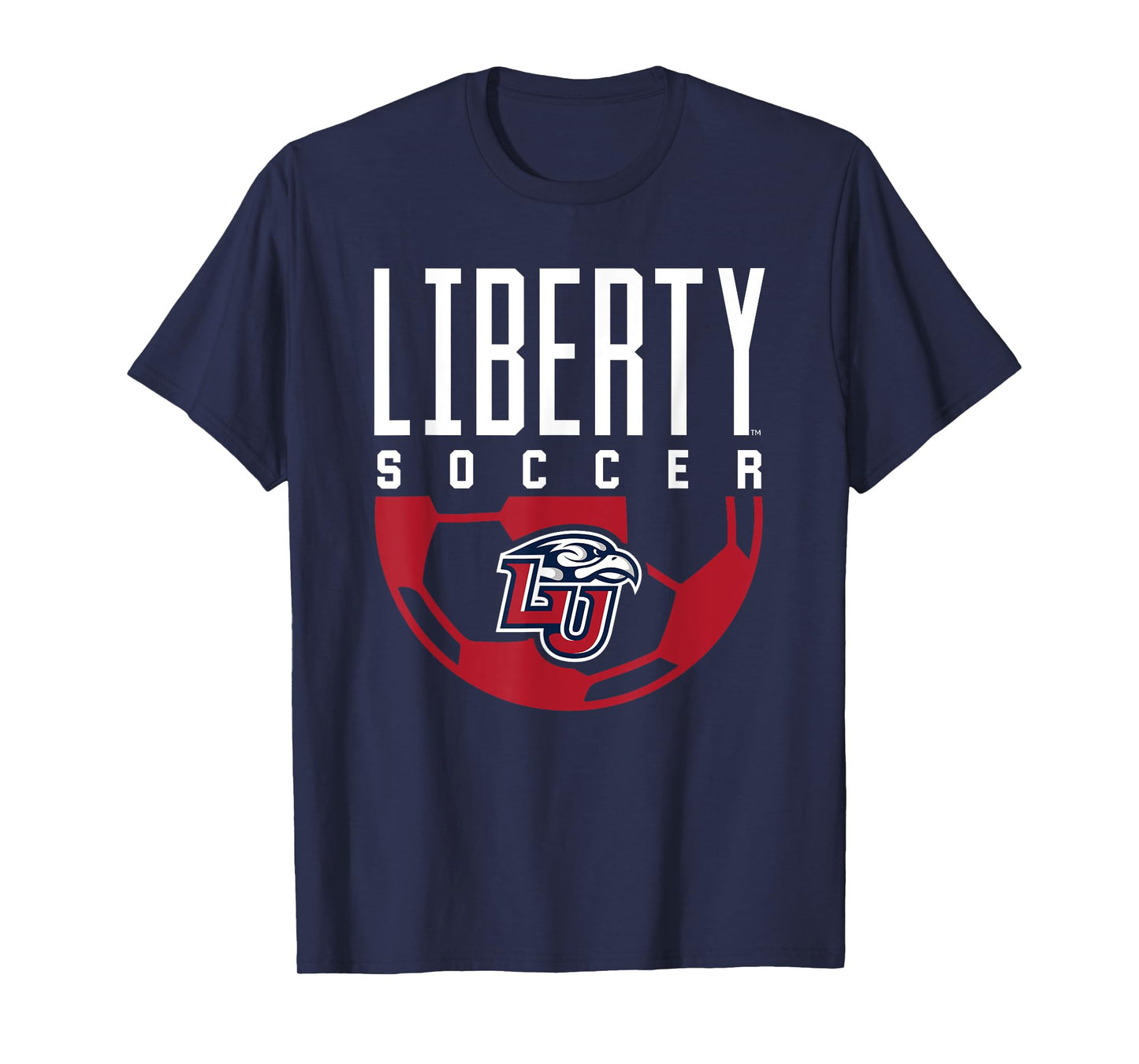 Liberty University Flames Soccer Arch T-Shirt