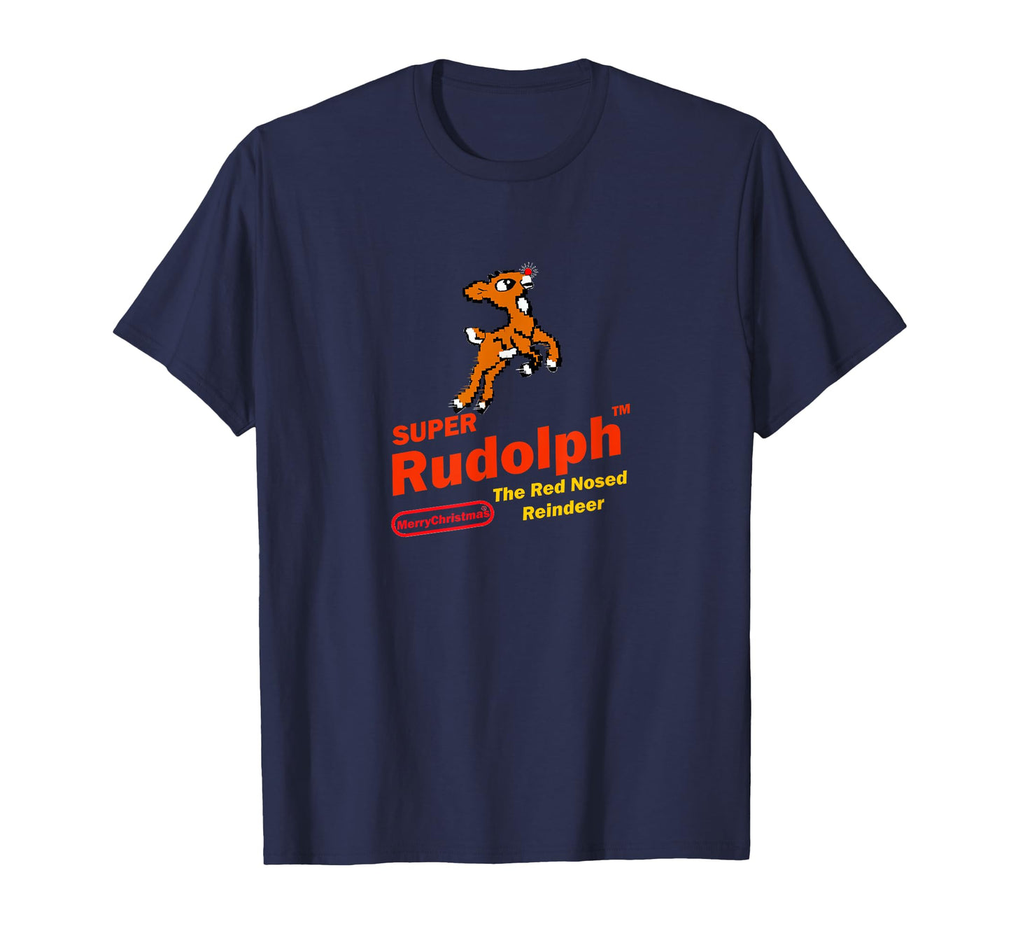 Burt's Shirts:"Super Rudolph""Rudolph""Video Game Rudolph" T-Shirt