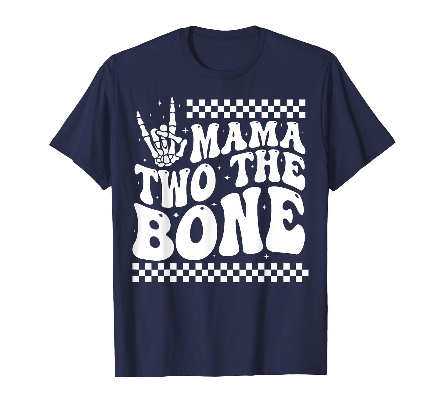 Funny 2nd Birthday Boy Mama Of The Bad Two The Bone Family T-Shirt