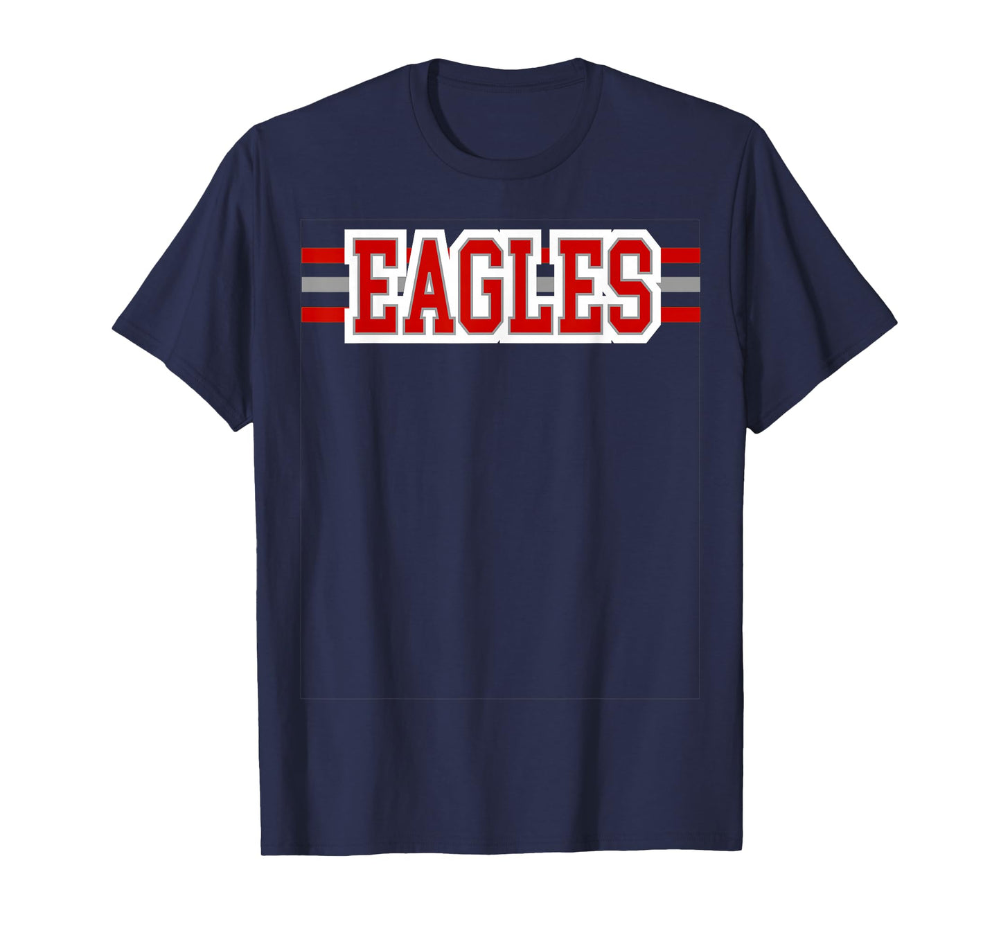 Eagles Red White School Spirit T-Shirt