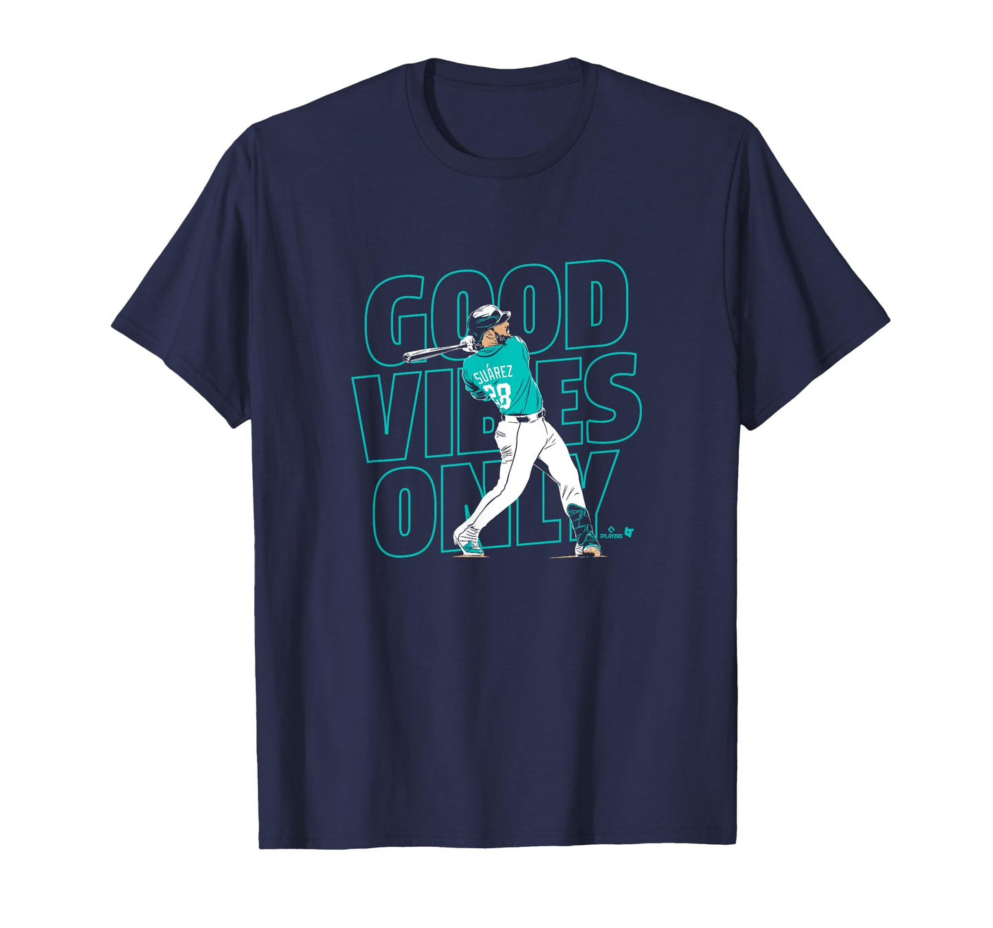 Eugenio Suarez - Good Vibes Only - Seattle Baseball T-Shirt
