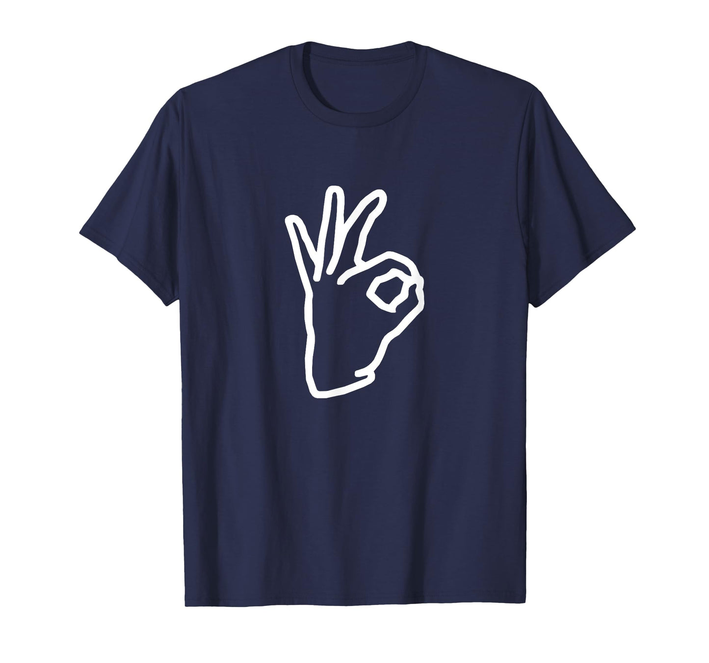 BoredKoalas Meme Ok Hand Sign Retro T-Shirt, Unisex-Adults & Kids, Black, Small