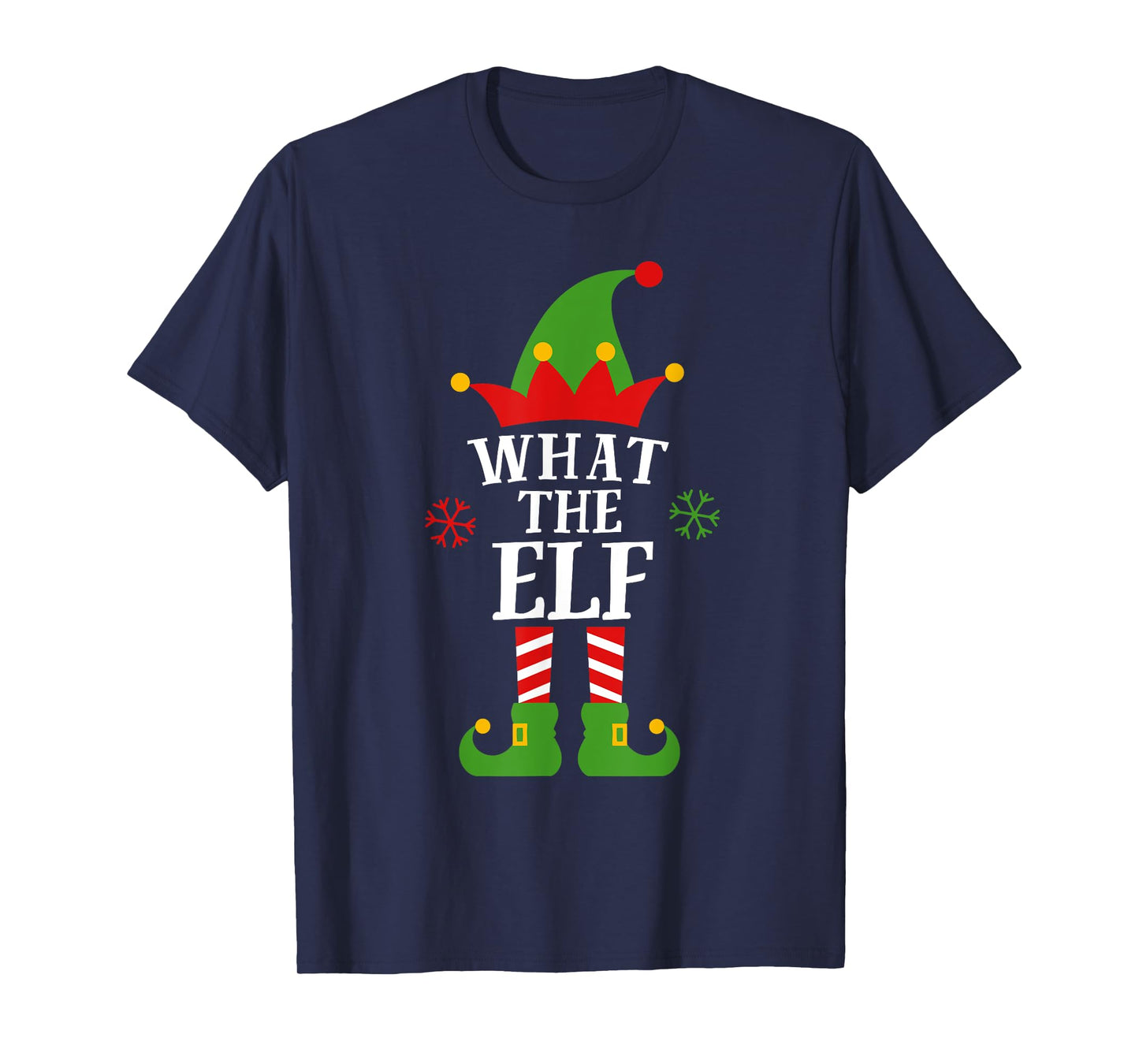 What The Elf Funny Matching Family Group Christmas Pajama T-Shirt