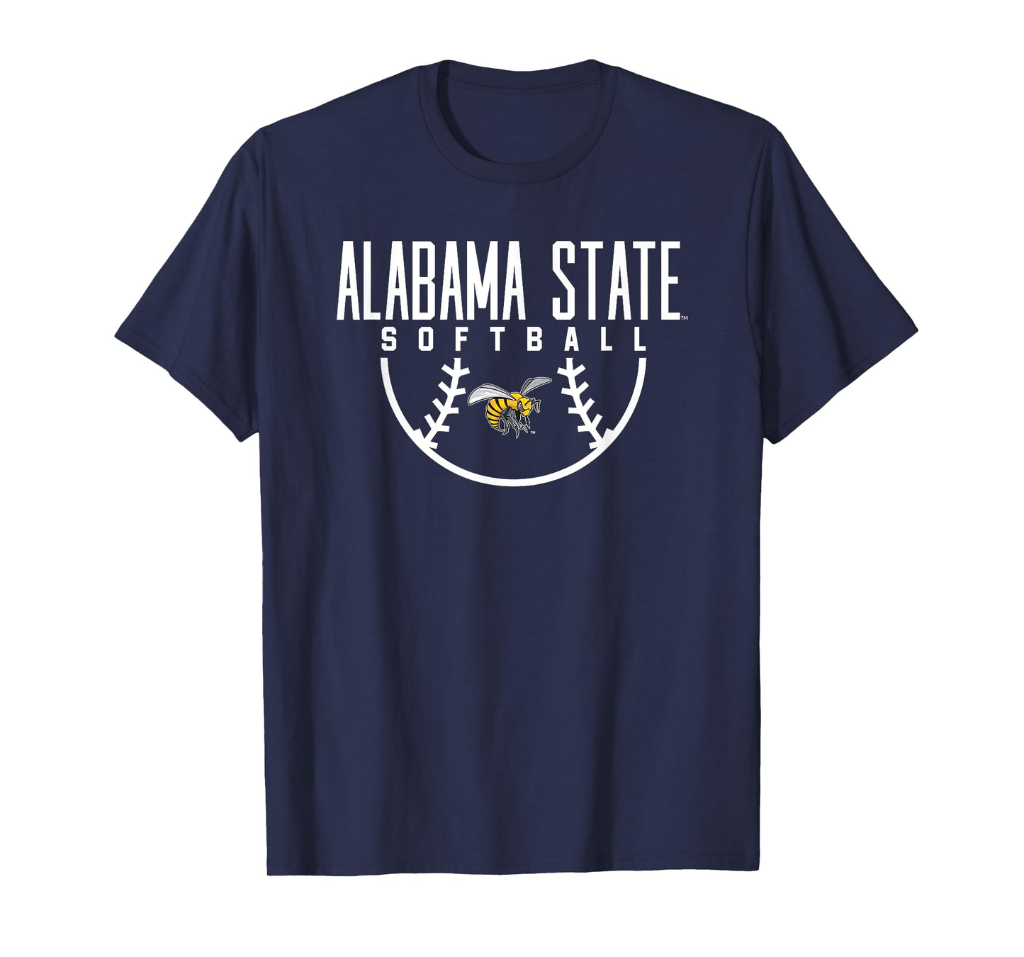 Alabama State University Hornets Softball Arch T-Shirt