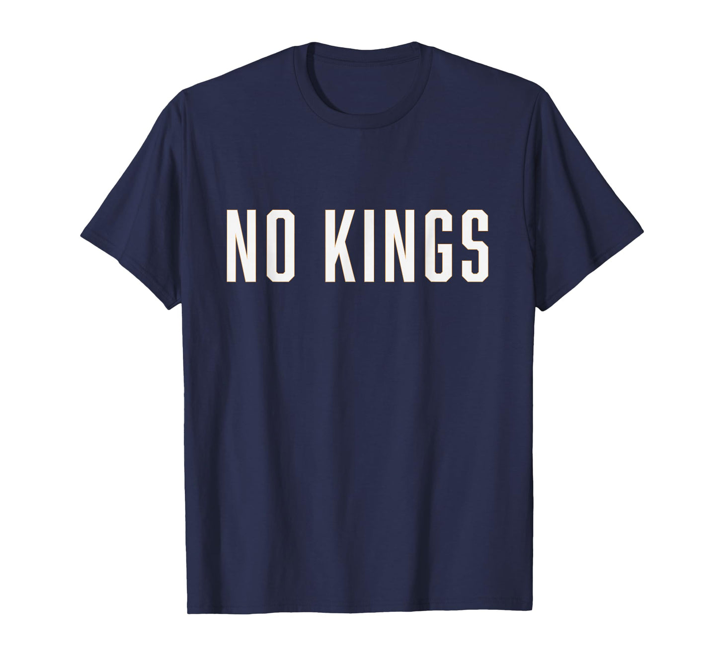 NO KINGS Free Speech and Protest Graphic T-Shirt
