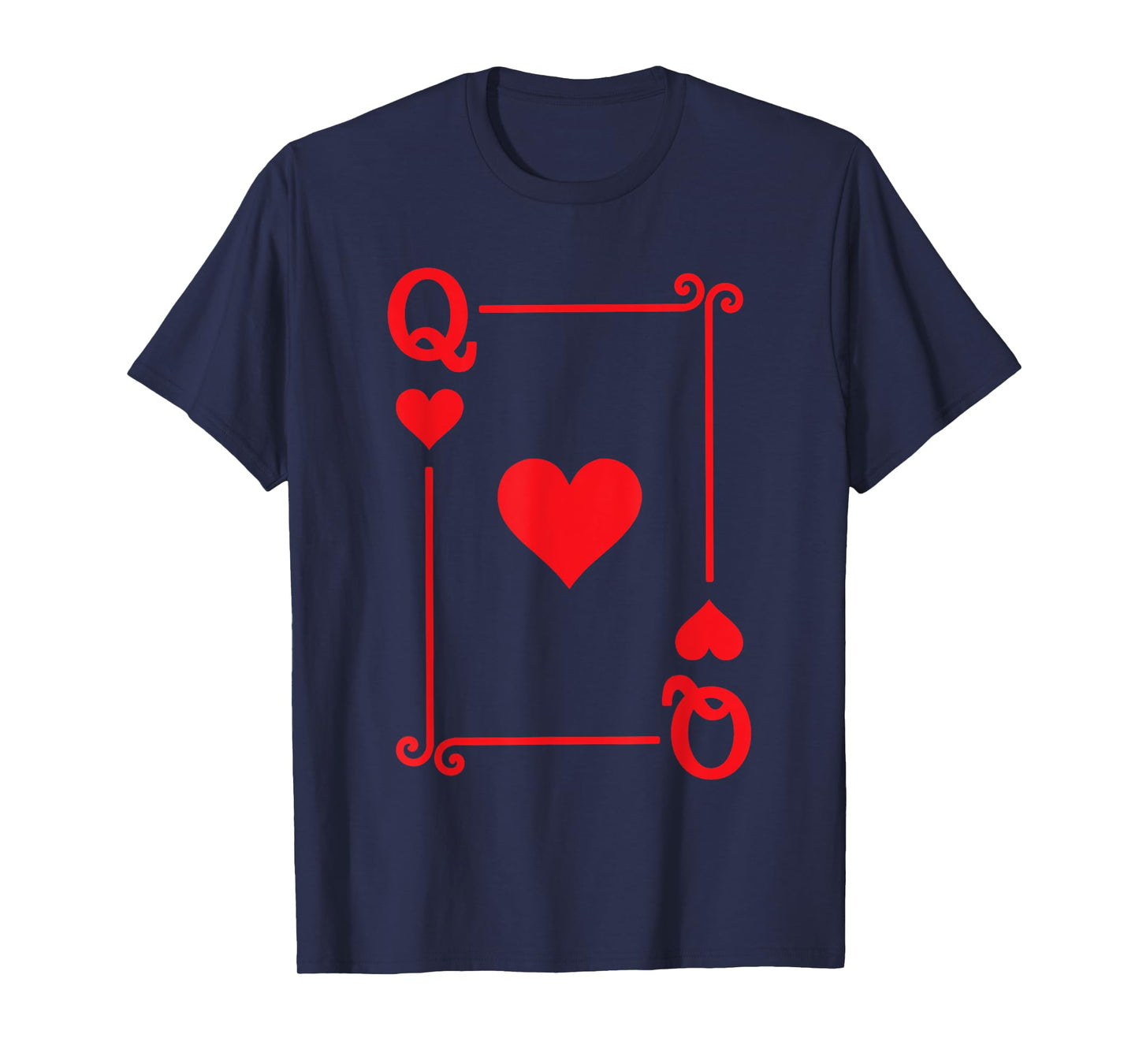 Playing Cards Costume - Queen Hearts Card - Queen Card T-Shirt