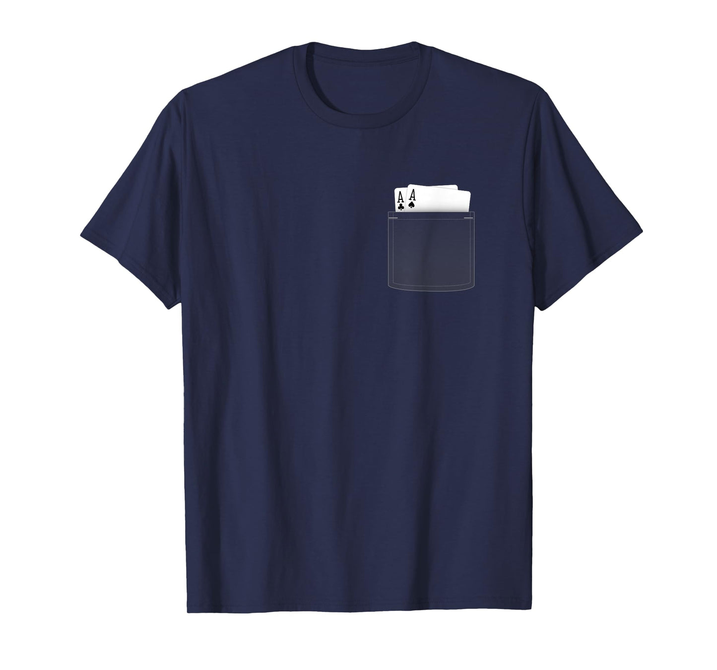 Pocket Aces Poker Shirt (Spades & Clubs) T-Shirt