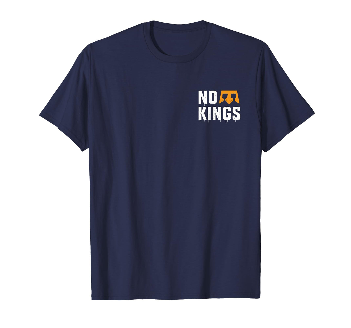 No Kings Two Sided Front Back Nope Vintage T-Shirt