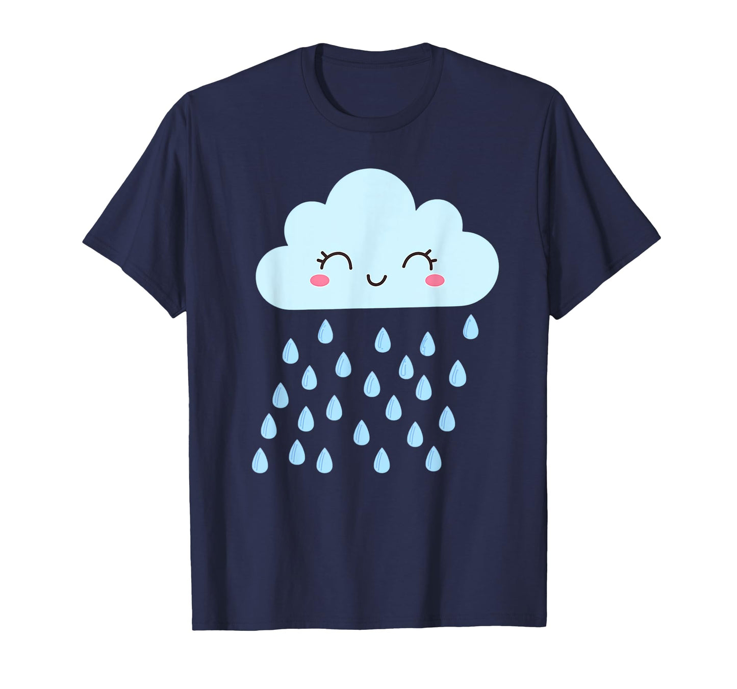 White Cloud Rain Drop Costume Christmas Halloween T-Shirt