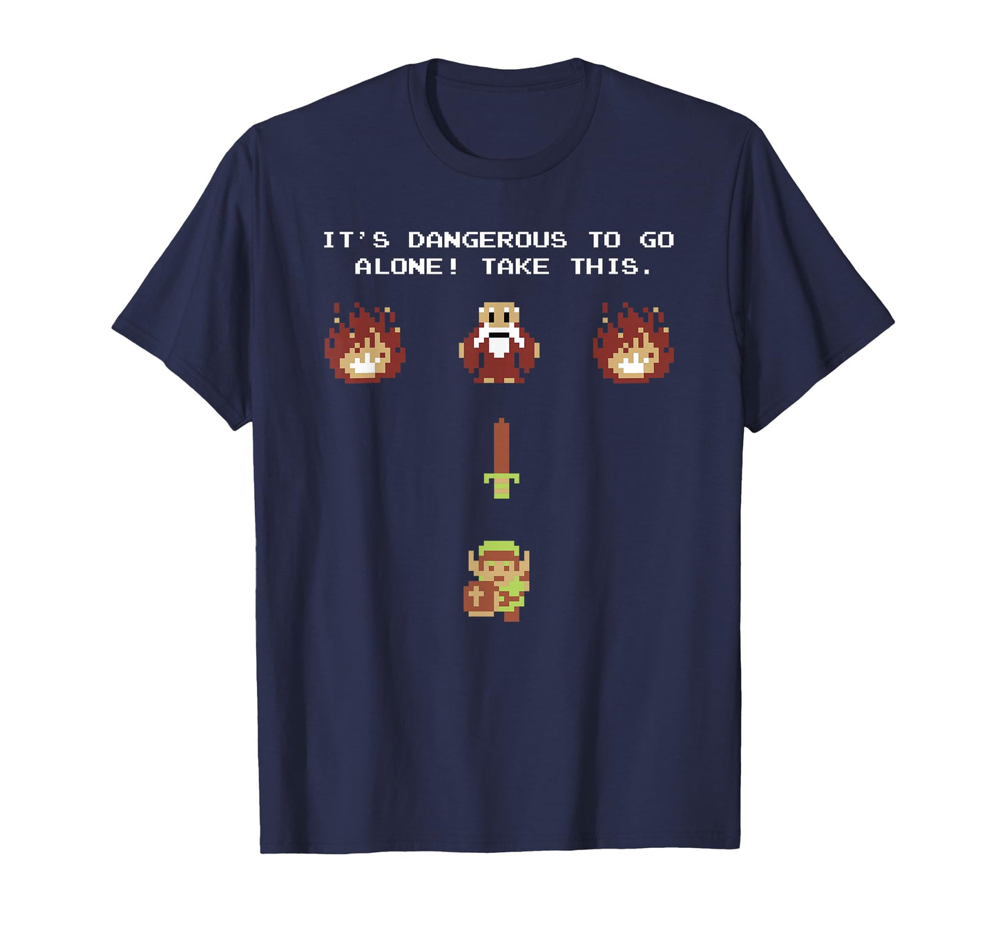 Nintendo Zelda Classic NES Epic Intro TAKE THIS! Short Sleeve T-Shirt
