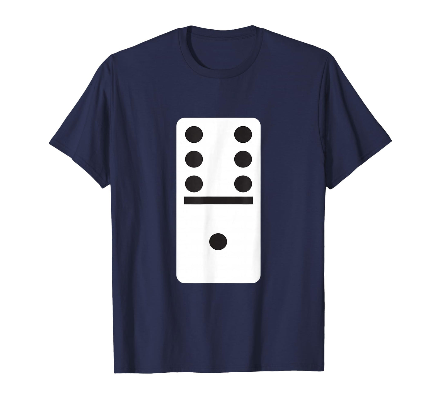 Six One Dominoes T-Shirt -Halloween Costume Domino Game T-Shirt