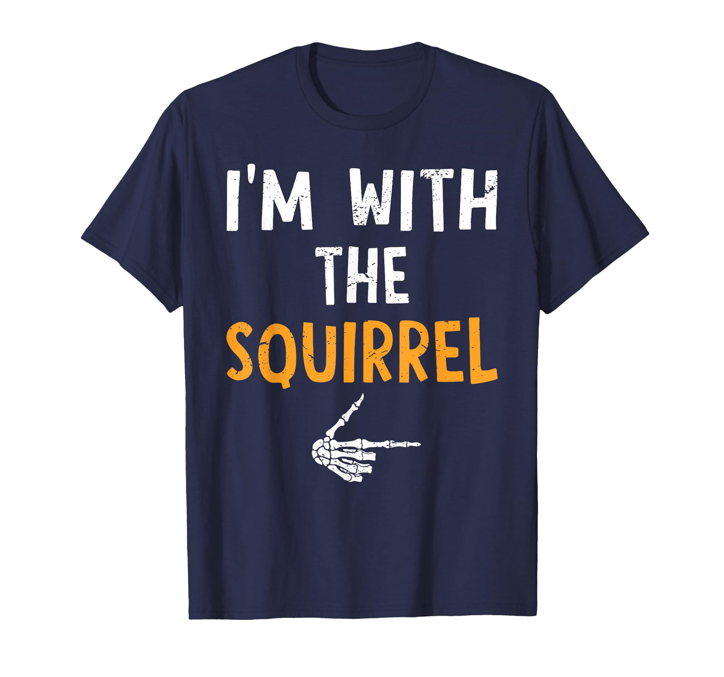 I'm with The Squirrel Costume Halloween Matching Couple T-Shirt
