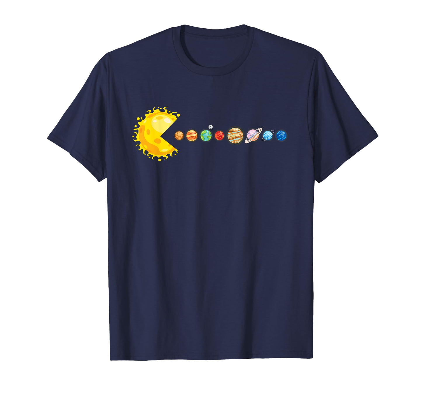 Planetary System Star Eating Planets Sun Funny Astronomy T-Shirt