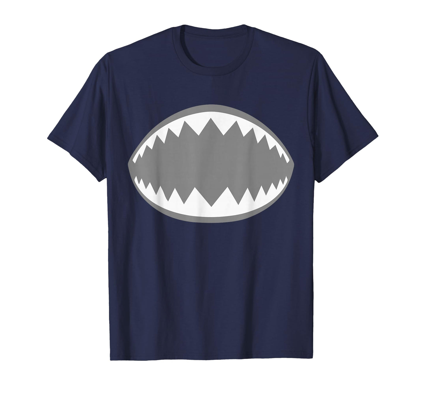 Shark Jaw Shirt Adult Kids Men Women Shark Mouth Costume T-Shirt
