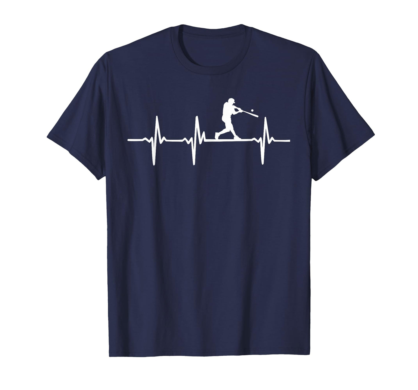 Baseball Heartbeat For Baseball Players And Fans T-Shirt