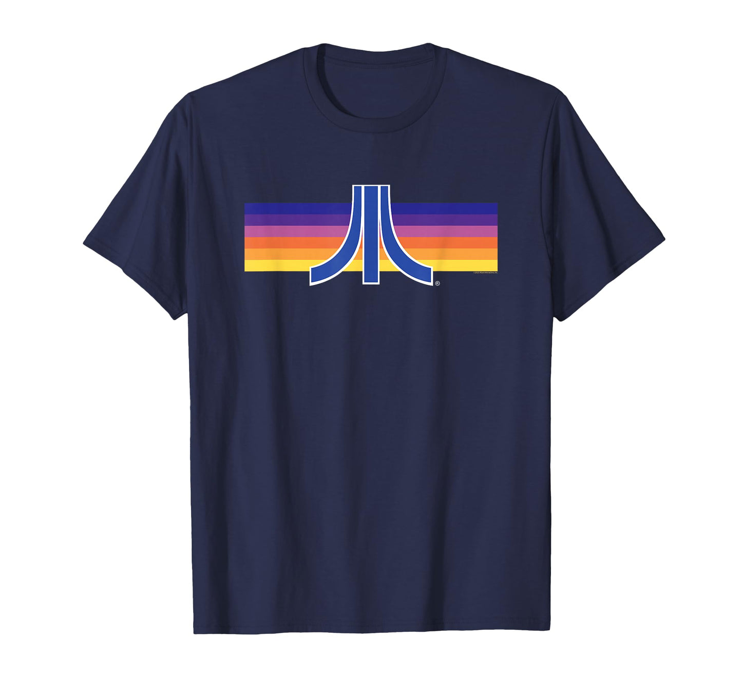 ATARI Retro Sunset Vintage Gaming Logo T-Shirt