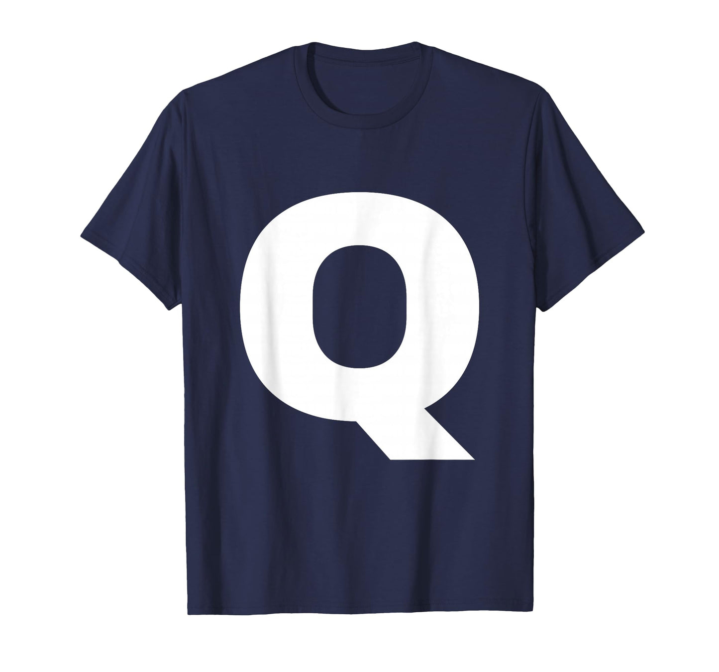 Bold Letter Q - Alphabet Characters Big Font Capital Letters T-Shirt