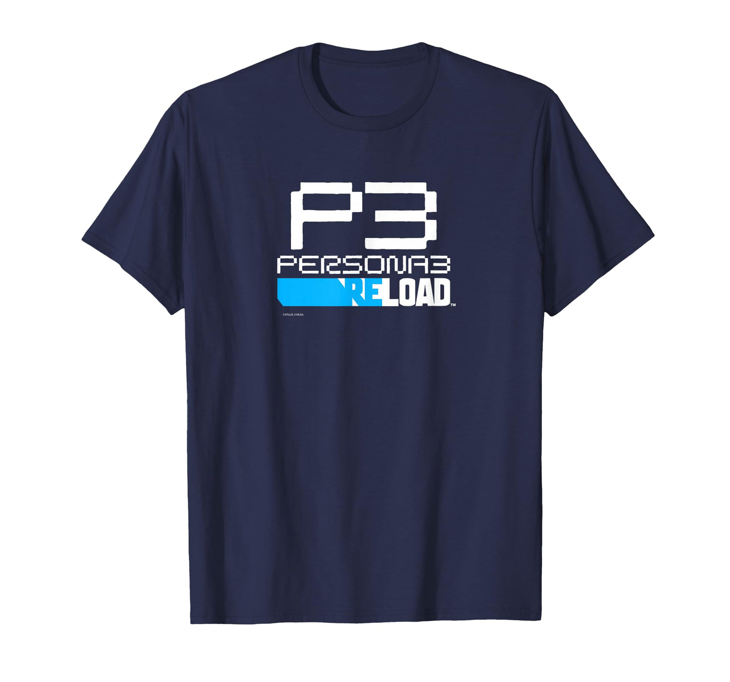 Persona 3 Reload Logo (White) ATLUS T-Shirt