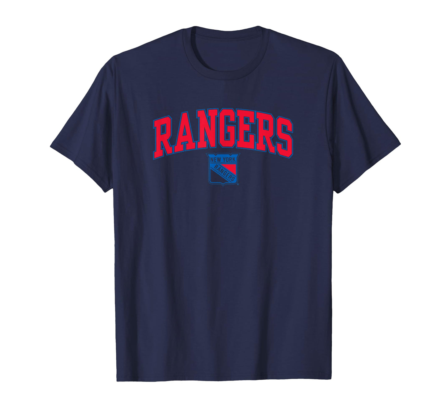 New York Rangers Arch Over White Officially Licensed T-Shirt