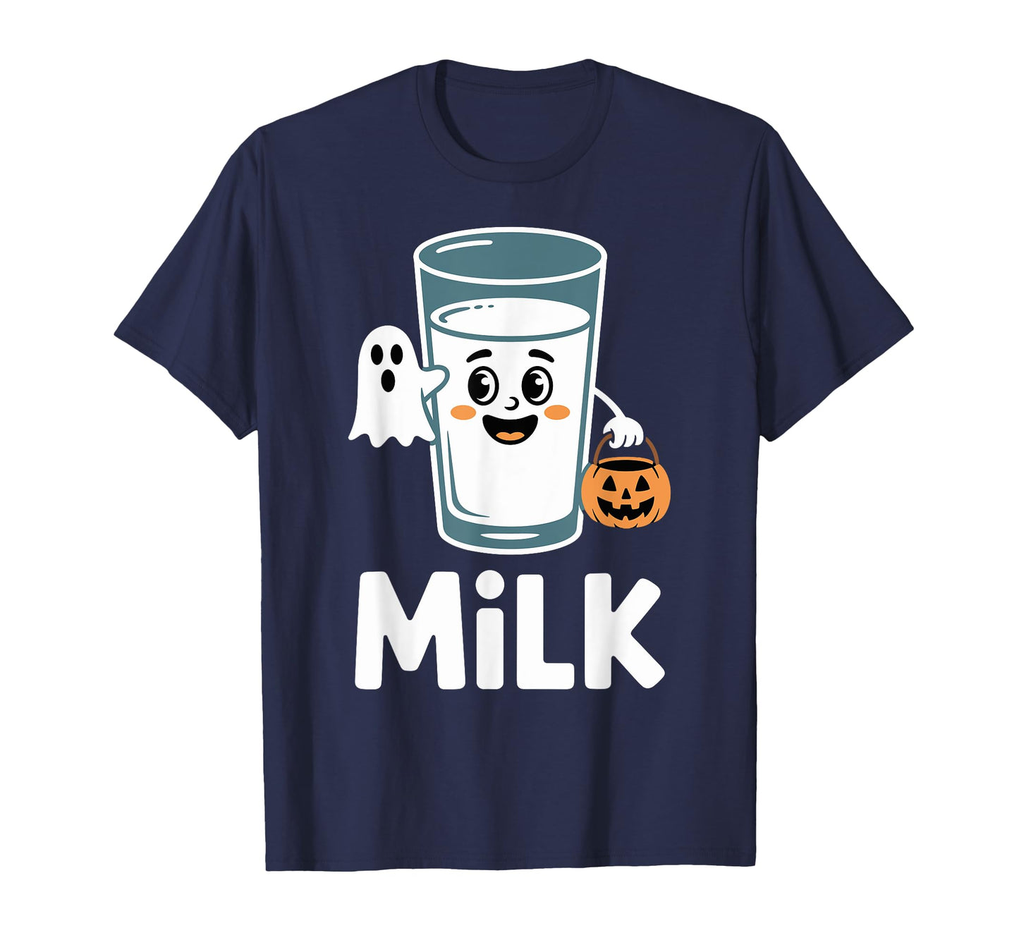 Cookie and Milk Couple Matching Halloween Costume T-Shirt
