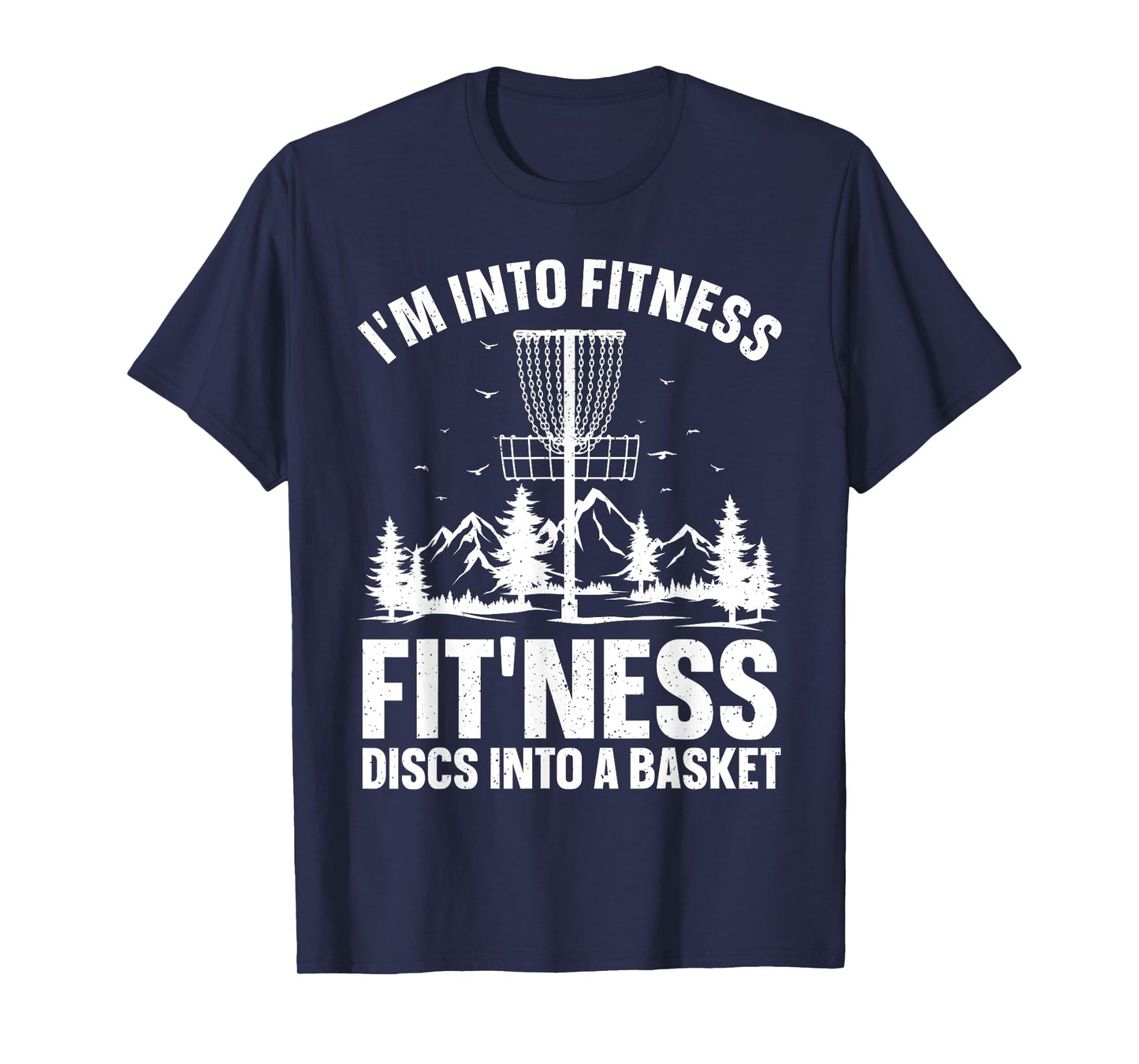 Disc Golf Art For Men Women Disc Golfer Player Disc Golf T-Shirt